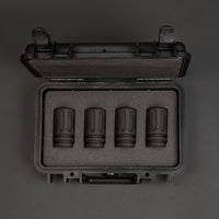 Black / (4) Black Muzzleshot Military Shot Glass