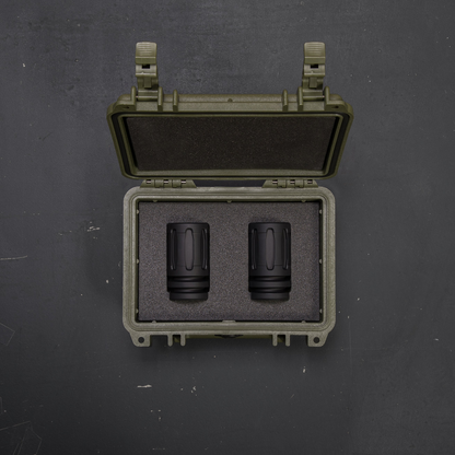 OD Green / Black Muzzleshot Military Shot Glass